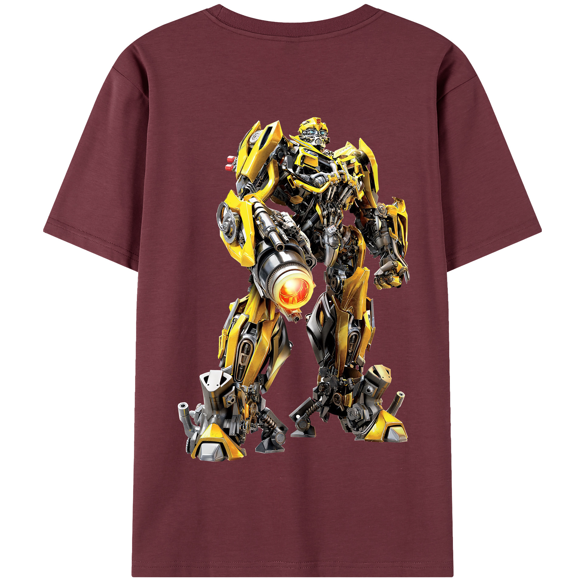 （画像用） Transformers トランスフォーマー 綿100％半袖Tシャツ（背面プリント）